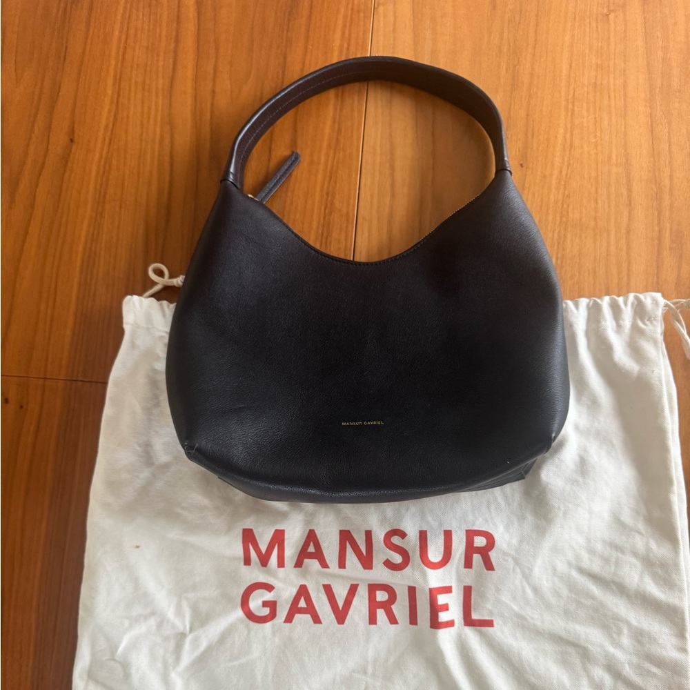 Mansur Gavriel Soft Candy Shoulder Bag Black